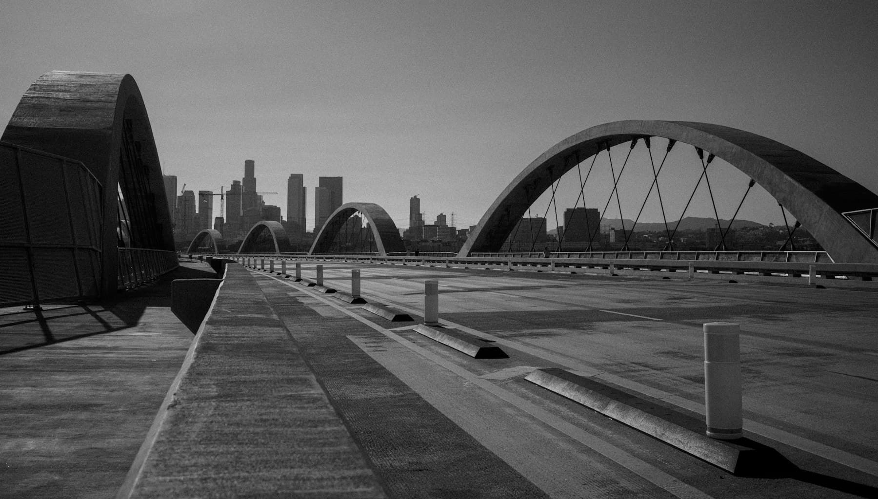 The Sixth Street Viaduct in Los Angeles